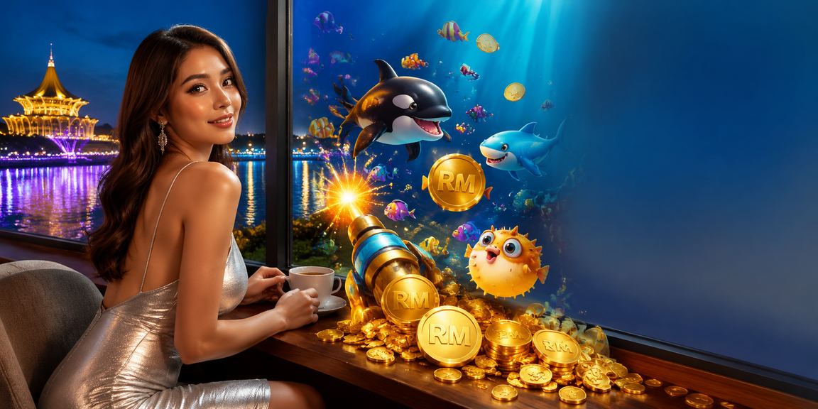 Permainan memancing bertemakan promosi lbp6030 di Kuching Sarawak