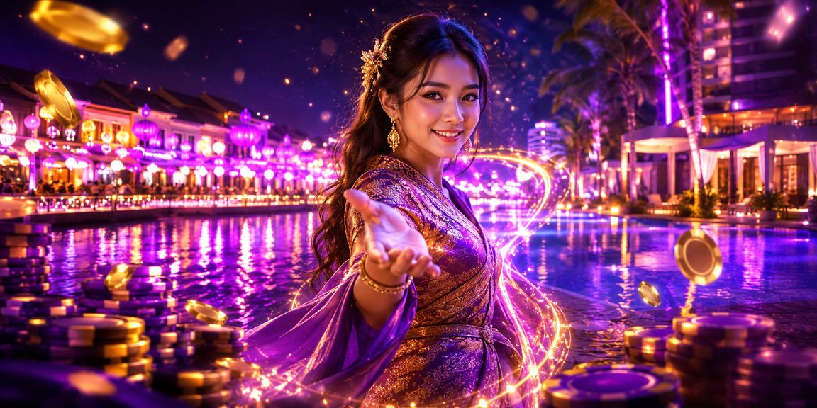 Suasana hiburan kasino gaya Melayu di Melaka